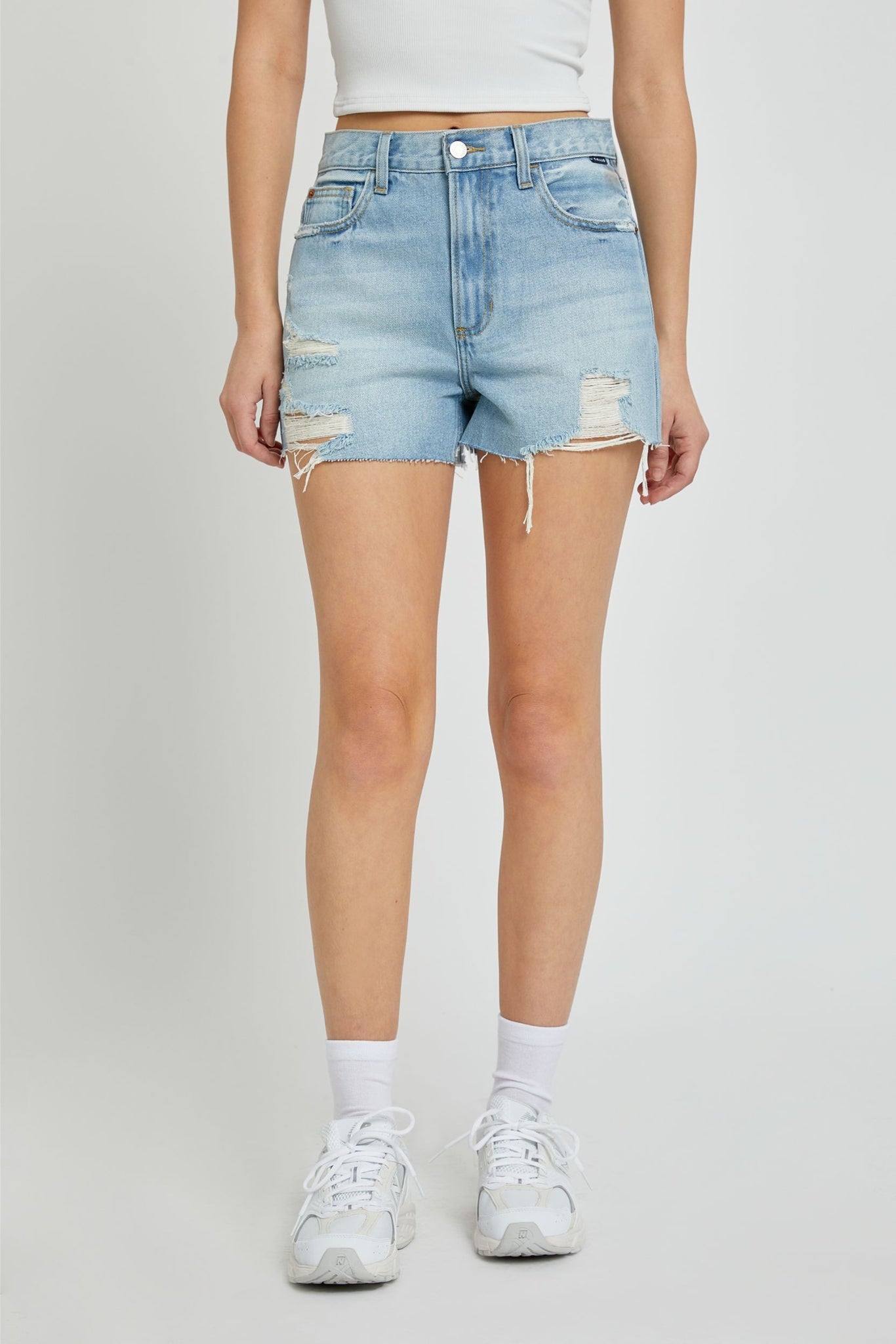 High Rise Mom Shorts