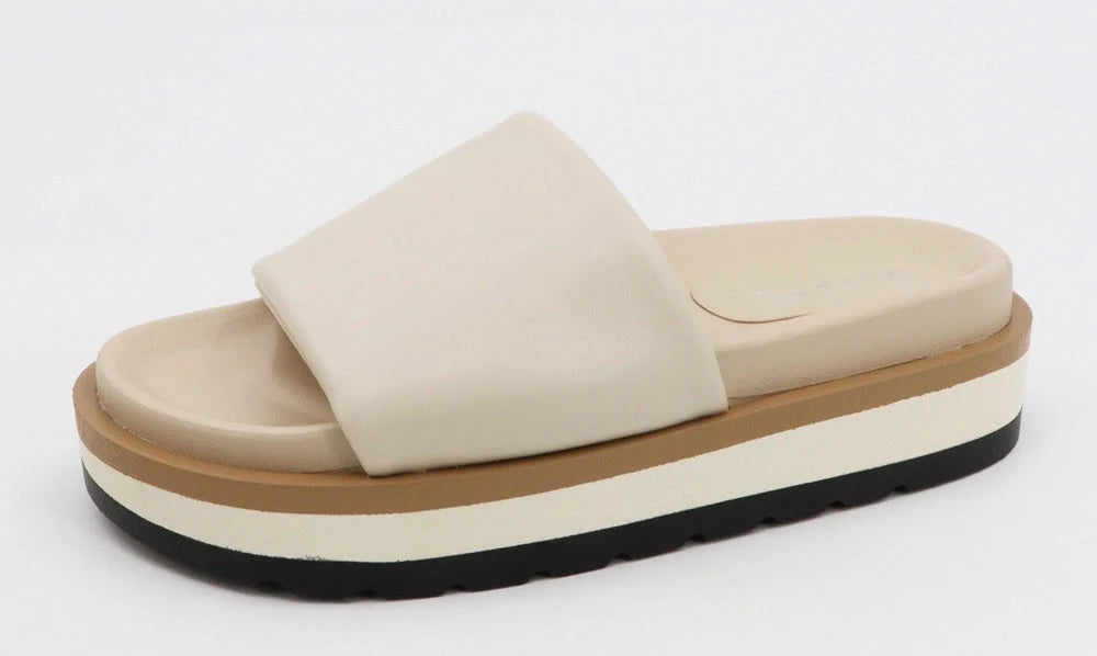 Cake Flatform Sandal Ivory