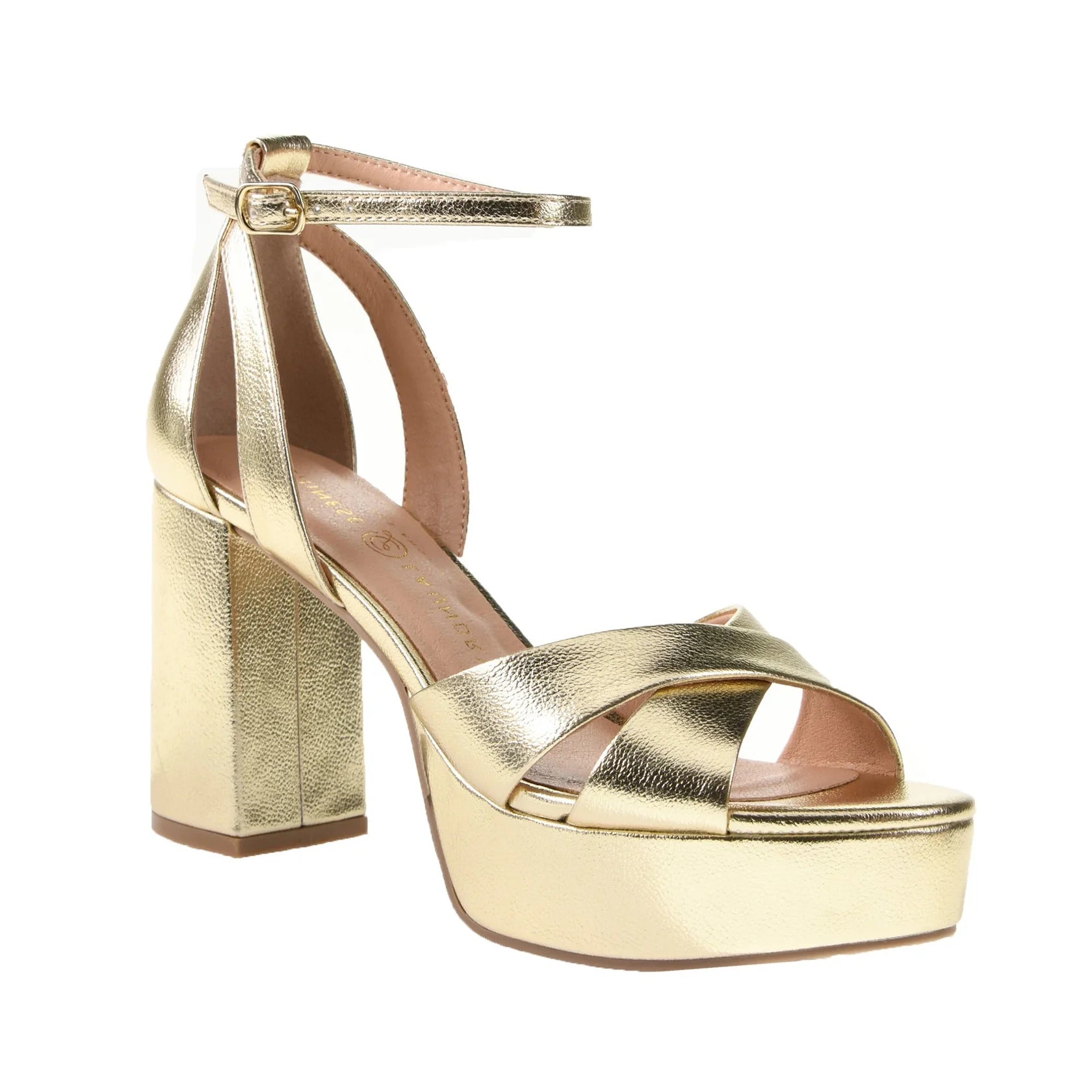 Tammy Platform Heel Gold