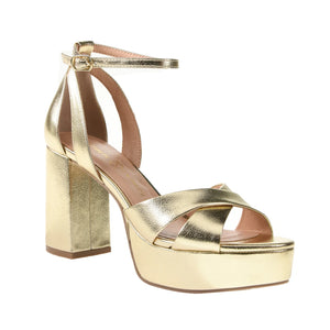 Tammy Platform Heel Gold