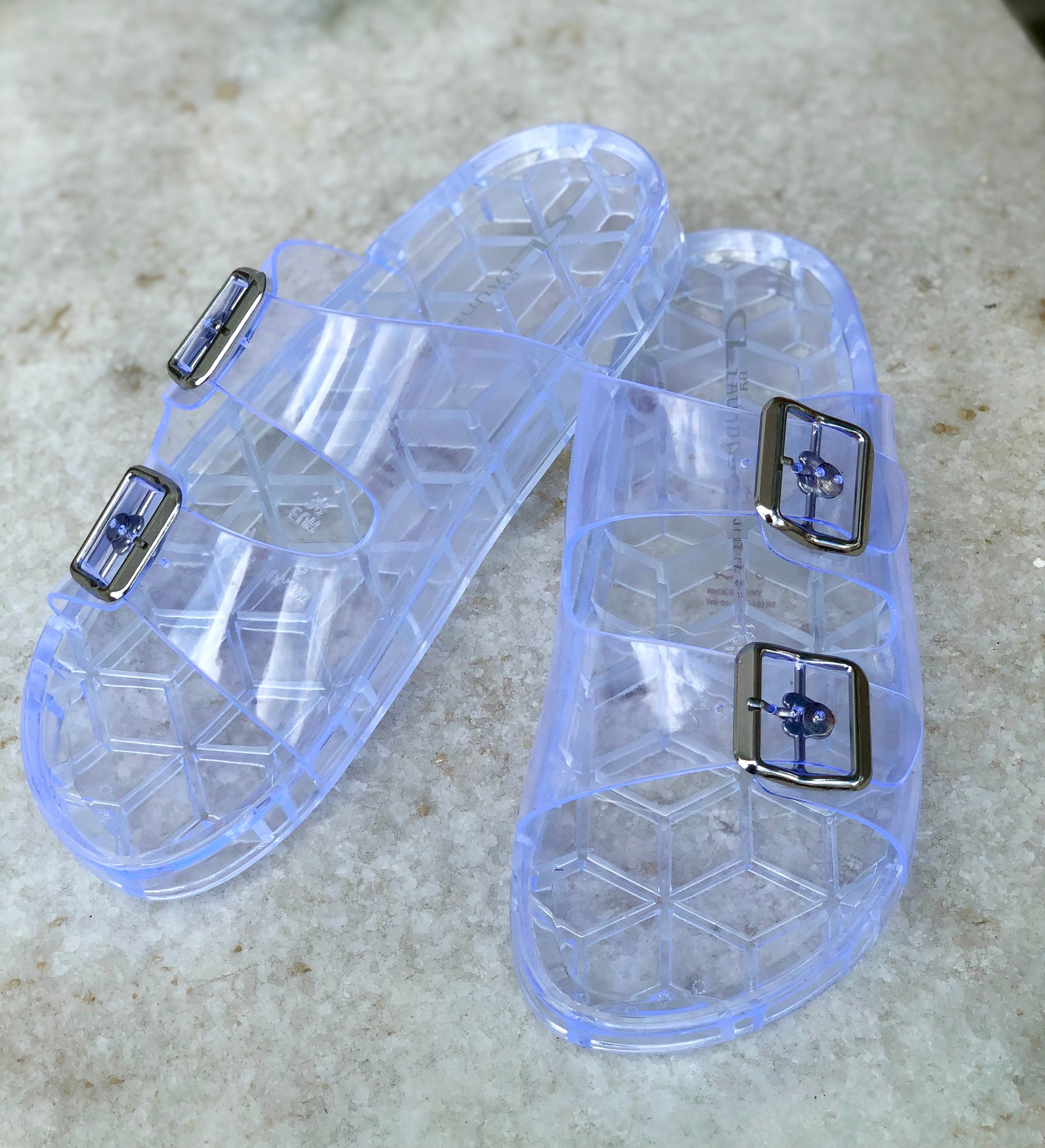 Therapy Jellie Sandals in Clear | Number One Shoes